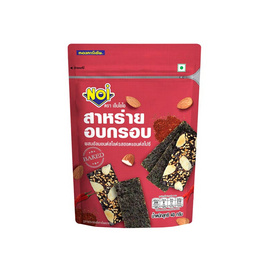 เอ็นโอไอ สาหร่ายอบกรอบ ผสมอัลมอนด์สไลด์ รสฮอต & สไปซี่ 40 กรัม - N.O.I., สาหร่าย
