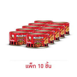 ปุ้มปุ้ย หอยลายทอดซอส รสเผ็ดสไตล์เกาหลี 40 กรัม (แพ็ก 10 ชิ้น) - ปุ้มปุ้ย, อาหารทะเลกระป๋อง