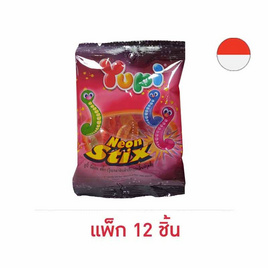 ยูปี้ กัมมี่นีออนสติ๊ก 40 กรัม (แพ็ก 12 ชิ้น) - ยูปี้, สินค้าขายดี