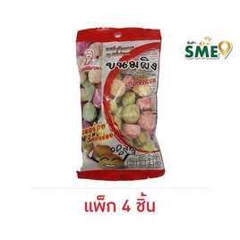 แม่สมาน ขนมผิงกะทิรวมรส  40 กรัม (แพ็ก 4 ชิ้น) - แม่สมาน, ขนมขบเคี้ยว และช็อคโกแลต