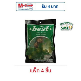 เบสท์ พุทราเค็ม 40 กรัม (แพ็ก 4 ชิ้น) - Best, ผลไม้อบแห้ง