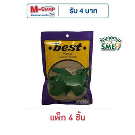 เบสท์ มะม่วงแก้ว 40 กรัม (แพ็ก 4 ชิ้น) - Best, ผลไม้อบแห้ง