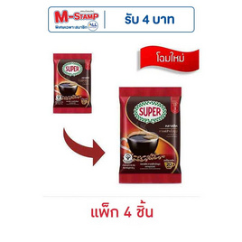 ซุปเปอร์ กาแฟสำเร็จรูป คลาสสิค 40 กรัม (แพ็ก 4 ชิ้น) - ซุปเปอร์กาแฟ, ซูเปอร์มาร์เก็ต