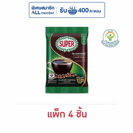 ซุปเปอร์ กาแฟสำเร็จรูป ริช เอสเปรซโซ่ 40 กรัม (แพ็ก 4 ชิ้น) - ซุปเปอร์กาแฟ, เครื่องดื่มและผงชงดื่ม