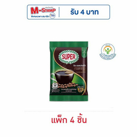 ซุปเปอร์ กาแฟสำเร็จรูป ริช เอสเปรซโซ่ 40 กรัม (แพ็ก 4 ชิ้น) - ซุปเปอร์กาแฟ, กาแฟคั่วบด