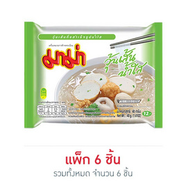 มาม่า วุ้นเส้นน้ำใส 40 กรัม (แพ็ก 6 ชิ้น) - มาม่า, สินค้าขายดี