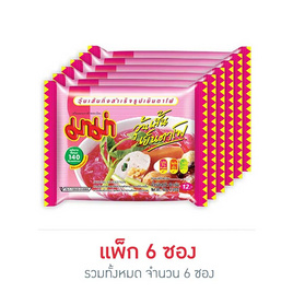 มาม่าวุ้นเส้นซอง รสเย็นตาโฟ 40 กรัม (แพ็ก 6 ซอง) - มาม่า, สินค้าขายดี