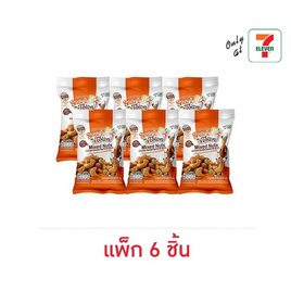 สแนคทาวน์ ถั่วรวมผสมข้าวอบกรอบ อบเกลือ 40 กรัม (แพ็ก 6 ชิ้น) - สแนคทาวน์, ถั่ว