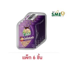 จี๊ดจ๊าด บ๊วยหั่นแซ่บพริก 40 กรัม (แพ็ก 6 ชิ้น) - จี๊ดจ๊าด, ผลไม้อบแห้ง