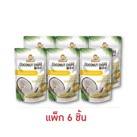 คริสปโคนัท มะพร้าวอบกรอบ รสข้าวเหนียวมะม่วง 40 กรัม (แพ็ก 6 ชิ้น) - คริสปโคนัท, ผลไม้อบแห้ง