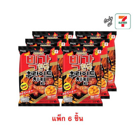 บิ๊กก้าข้าวโพดอบกรอบรสไก่ทอดเกาหลี 40 กรัม (แพ็ก 6 ชิ้น) - บิ๊กก้า