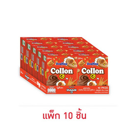 โคลลอน รสโอวัลติน 41 กรัม (แพ็ก 10 ชิ้น) - Glico, เวเฟอร์/เค้ก/พาย