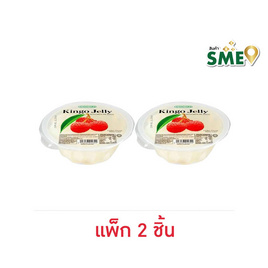 โคคอน คิงโก้ผสมวุ้นมะพร้าวรสลิ้นจี่ถ้วย 420 กรัม (แพ็ก 2 ชิ้น) - โคคอน, โคคอน
