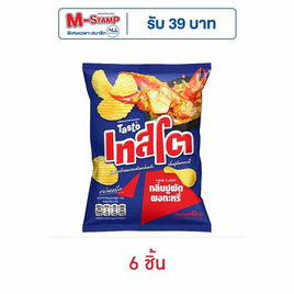 เทสโตแผ่นหยัก กลิ่นปูผัดผงกะหรี่ 42 กรัม - เทสโต, เทสโต
