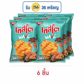 เทสโตเวฟ มันฝรั่ง กลิ่นสาหร่ายแซลมอนซอสโชยุ 42 กรัม - เทสโต, มันฝรั่ง