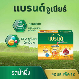 แบรนด์จูเนียร์ซุปไก่สกัด ฮันนี่บอมบ์ 42 มล. (แพ็ก 12 ขวด) - Brand's, ซุปไก่