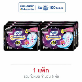 โซฟี กระชับกลางคืน 42ซม. (ห่อละ 4 ชิ้น) - Sofy, ผ้าอนามัย/แผ่นอนามัย