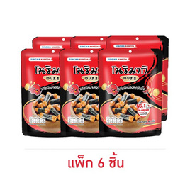 สิงห์คาเมดะ โนริมากิ ข้าวอบกรอบรสหมึกย่างซอสเผ็ด 42 กรัม (แพ็ก 6 ชิ้น) - Singha Kameda, ขนมขบเคี้ยว