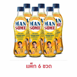 แมนซั่ม คอลลาเจน ฮันนี่เลมอน 430 มล. (แพ็ก 6 ขวด) - Mansome, เครื่องดื่ม