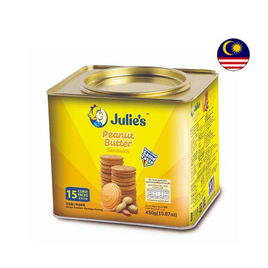 จูลี่ส์ ขนมปังสอดไส้เนยถั่ว 450 กรัม - Julie's, ขนมปังกรอบ