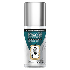 เรโซนา เมน โรลออน แอดวานซ์ โพรเทค อินวิซิเบิล ดราย แบล็ค + ไวท์ แอนติเพอสไปแรนท์ 45 มล. - Rexona, ระงับกลิ่นกาย