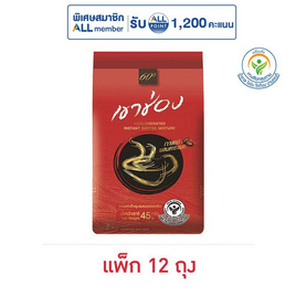 เขาช่อง กาแฟสำเร็จรูปชนิดเกล็ดผสมคาราเมล 45 กรัม (แพ็ก 12 ชิ้น) - เขาช่อง, เขาช่อง