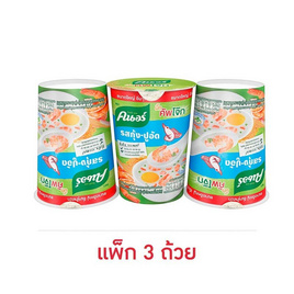 คนอร์บิ๊กคัพโจ๊กถ้วย รสกุ้ง-ปูอัด 45 กรัม (แพ็ก 3 ถ้วย) - คนอร์, สินค้าขายดี