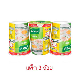 คนอร์บิ๊กคัพโจ๊กถ้วย รสหมู 45 กรัม (แพ็ก 3 ถ้วย) - คนอร์, เมื่อซื้อสินค้ายูนิลีเวอร์ที่ร่วมรายการครบ 399 บาท กรอกโค้ดรับส่วนลดเพิ่ม