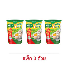 คนอร์บิ๊กคัพโจ๊กถ้วย รสหมู 45 กรัม (แพ็ก 3 ถ้วย) - คนอร์, Unilever official shop