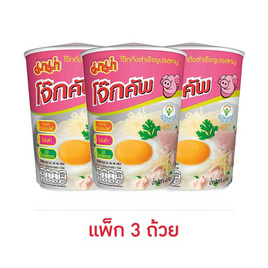 มาม่า โจ๊กคัพ รสหมู 45 กรัม (แพ็ก 3 ถ้วย) - มาม่า, ราคาไม่เกิน 49.-