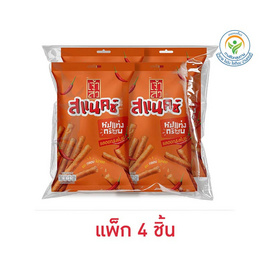 เจ้าสัวสแนคซ์ หมูแท่งกรอบรสฮอทแอนด์สไปซี่ 45 กรัม (แพ็ก 4 ชิ้น) - เจ้าสัว, หมูหยอง/หมูแผ่น