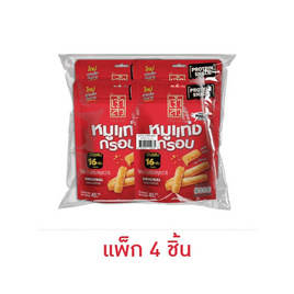เจ้าสัว หมูแท่งกรอบรสฮอทแอนด์สไปซี่ 45 กรัม (แพ็ก 4 ชิ้น) - เจ้าสัว, หมูหยอง/หมูแผ่น