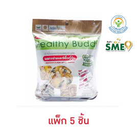 เฮลท์ตี้บัดดี้ ข้าวน้ำนมอบกรอบรสสาหร่ายและซีอิ๊วญี่ปุ่น 45 กรัม (แพ็ก 5 ชิ้น) - เฮลท์ตี้บัดดี้, ขนมขบเคี้ยว