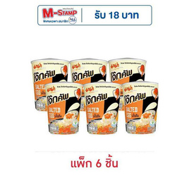 มาม่าโจ๊กคัพ รสไข่เค็ม 45 กรัม แพ็ก 6 ถ้วย - มาม่า, โจ๊ก/ข้าวตุ๋น/ข้าวต้ม