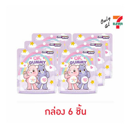 โอเค กัมมี่แคร์แบร์คละกลิ่น 45 กรัม (กล่อง 6 ชิ้น) - โอเค, เยลลี่/มาร์ชแมลโลว์