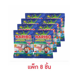 ฮาริโบ้ กัมมี่ซาวด์คิวบ์กลิ่นผลไม้ 45 กรัม (แพ็ก 8 ชิ้น) - ฮาริโบ้, เยลลี่/มาร์ชแมลโลว์