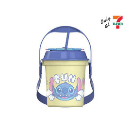 กระติกน้ำสติทช์พร้อมสายสะพาย 45oz. สีเหลือง - 7-ELEVEN, อุปกรณ์บนโต๊ะอาหาร