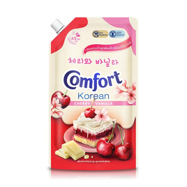คอมฟอร์ท โคเรียน น้ำยาปรับผ้านุ่ม สูตรเข้มข้น กลิ่น เชอร์รี่ & วานิลลา 470 มล. - Comfort, ผลิตภัณฑ์ทำความสะอาดผ้า
