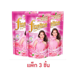 ไฟนไลน์ น้ำยาปรับผ้านุ่ม กลิ่น พิ้ง บลอสซั่ม สีชมพู 470 มล. (แพ็ก 3 ชิ้น) - Fineline, น้ำยาปรับผ้านุ่ม