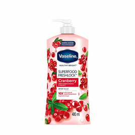 วาสลีน ซุปเปอร์ฟู้ด แครนเบอร์รี่ 480 มล. - Vaseline, ความงามและของใช้ส่วนตัว