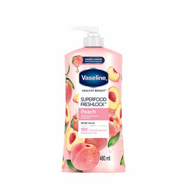 วาสลีน ซุปเปอร์ฟู้ด พีช 480 มล. - Vaseline, ความงามและของใช้ส่วนตัว