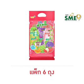 เยลลี่บี เจลลี่รสฟรุตตี้ 480 กรัม (แพ็ก 6 ถุง) - เยลลี่บี, ขนมขบเคี้ยว และช็อคโกแลต