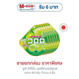 ยูฮ่า โคโรโระ เยลลี่ชายน์มัสแคส 48 กรัม (กล่อง 6 ชิ้น) - ยูฮ่า, ยูฮ่า