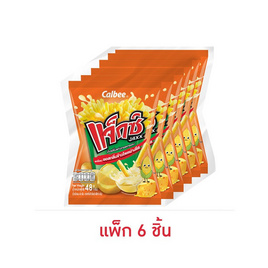 แจ็กซ์ มันฝรั่งแท่งทอดกรอบพร้อมซอสข้าวโพดย่างชีส 48 กรัม (แพ็ก 6 ชิ้น) - แจ็กซ์