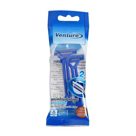 เวนเจอร์ ชุดมีดโกนใบมีดคู่ (แพ็ก 4 ชิ้น) - Venture, อุปกรณ์เพื่อความงาม