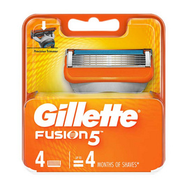 ยิลเลตต์ ใบมีดโกน ฟิวชั่นไฟว์ ใบมีดโกน (แพ็ก 4 ชิ้น) - Gillette, 7Online