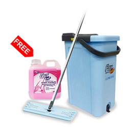 โพลี-ไบรท์ ม็อบถังรีดน้ำ รุ่นธันเดอร์ 4 แถมฟรี น้ำยาถูพื้น 1 ลิตร - Poly-Brite, ของใช้ภายในบ้าน