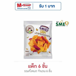 แม่นภา 4 มิกซ์เบรคแตก 30 กรัม (แพ็ก 6 ชิ้น) - แม่นภา, ผลไม้อบแห้ง