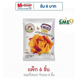 แม่นภา 4 มิกซ์เบรคแตก 30 กรัม (แพ็ก 6 ชิ้น) - แม่นภา, ผลไม้อบแห้ง
