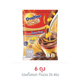 โอวัลติน โกลด์ เครื่องดื่มมอลต์สกัดชนิดผง แพ็ก 4 ซอง (แพ็ก 6 ถุง) - Ovaltine, ซื้อโอวัลติน 3in1 และ UHT ที่ร่วมรายการ ครบ 999 บาท ฟรีผ้าห่มโอวัลตินสุขสันต์